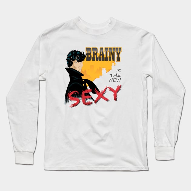 Brainy Long Sleeve T-Shirt by Maota